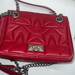 Choo Helia Leather Shoulder Bag